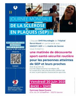 Que fais-tu le 20 juin ? 🤔

Nous, nous serons présents au Gymnase Jesse-Owens à Sevran pour la journée mondiale de la sclérose en plaques AVEC @hakim_arezki_ , champion paralympique et président du CDH93.

#handisport