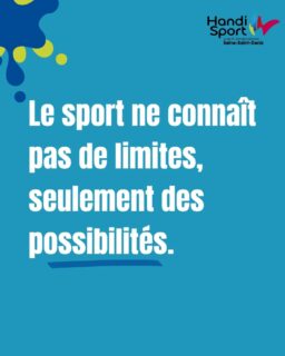 Alors, qu'est-ce que tu attends ? 😄
#handisport